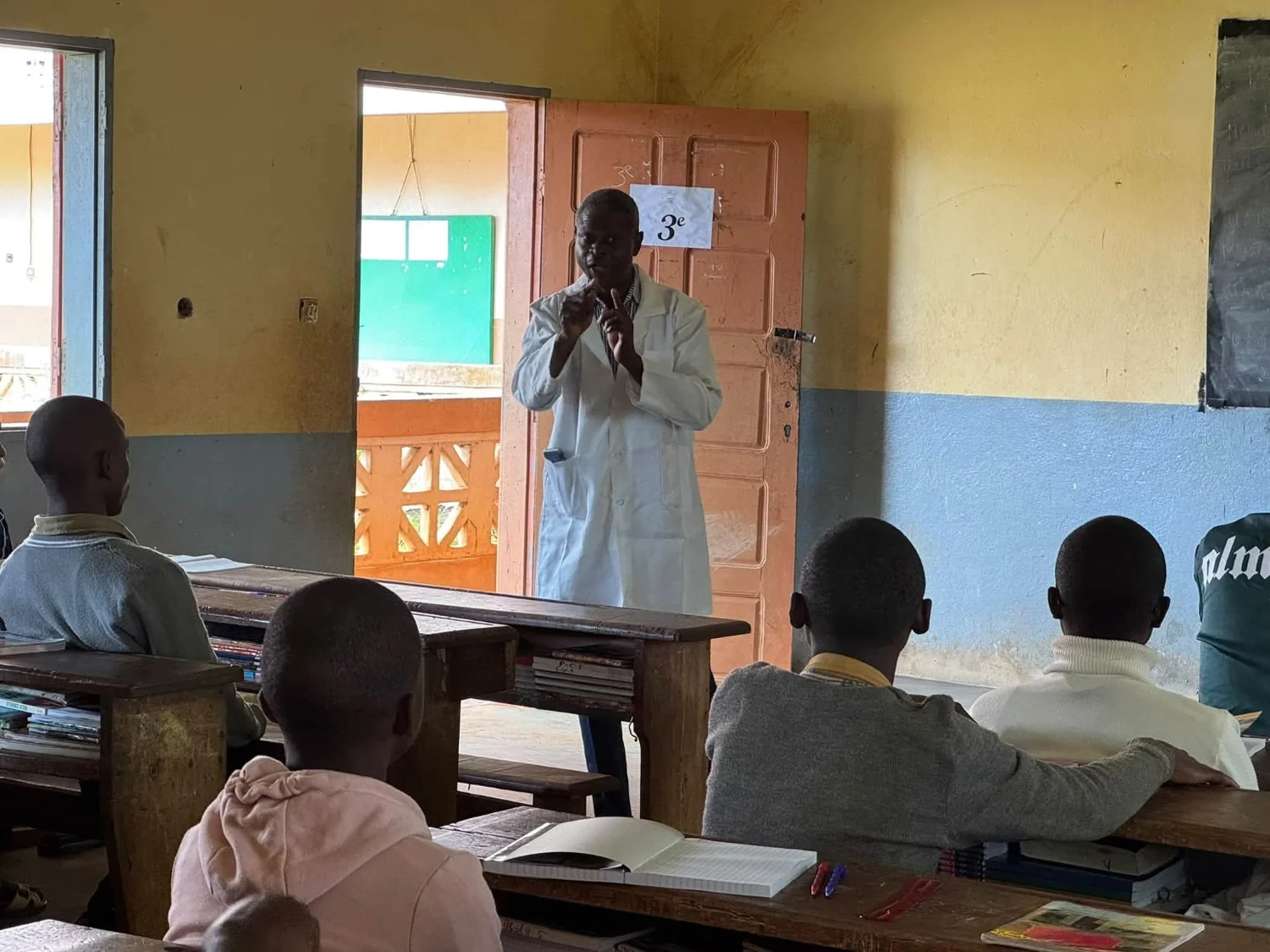 Séance d’enseignement en classe de 3e